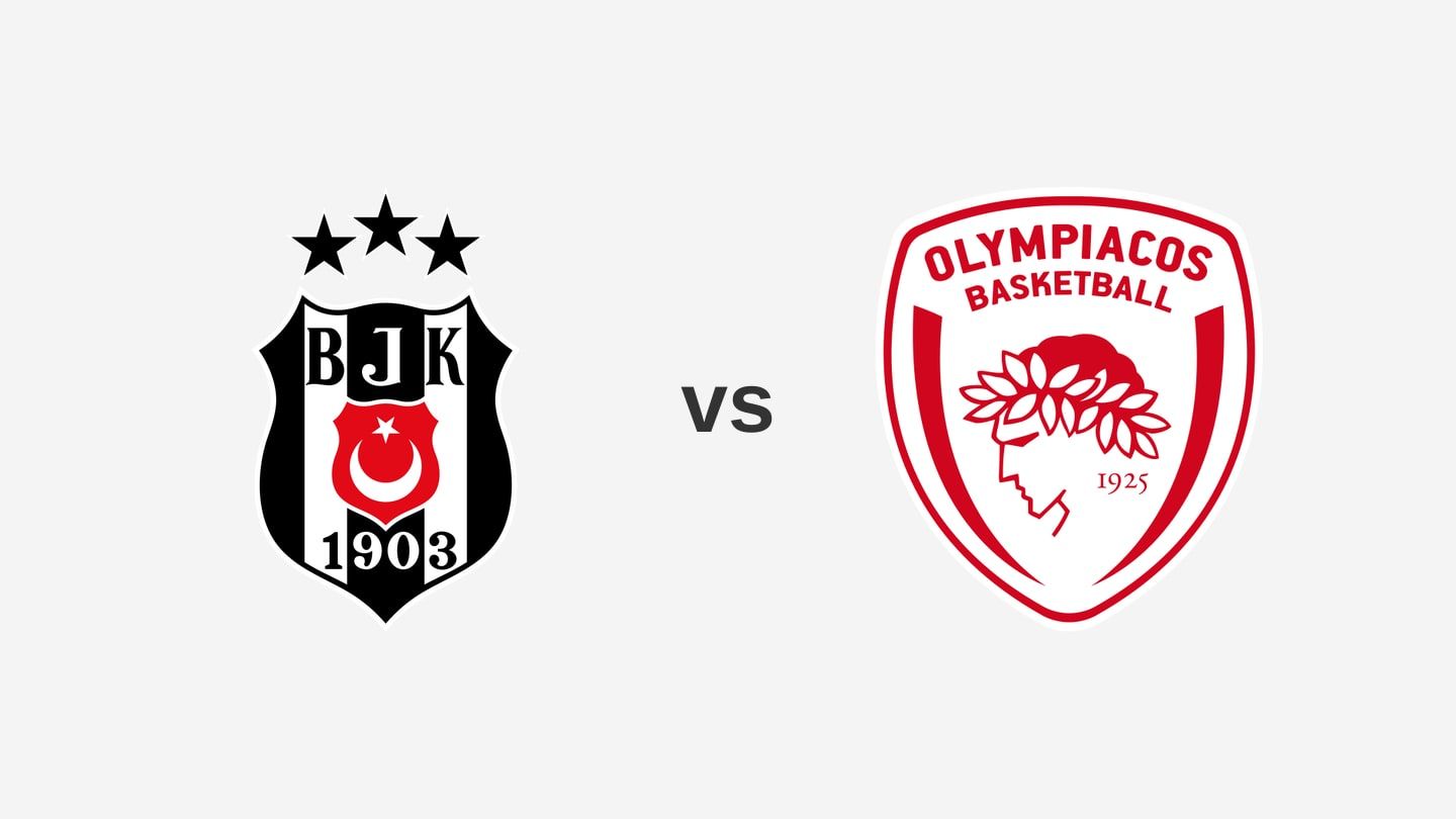 The Beşiktaş and Olympiacos team logos side by side