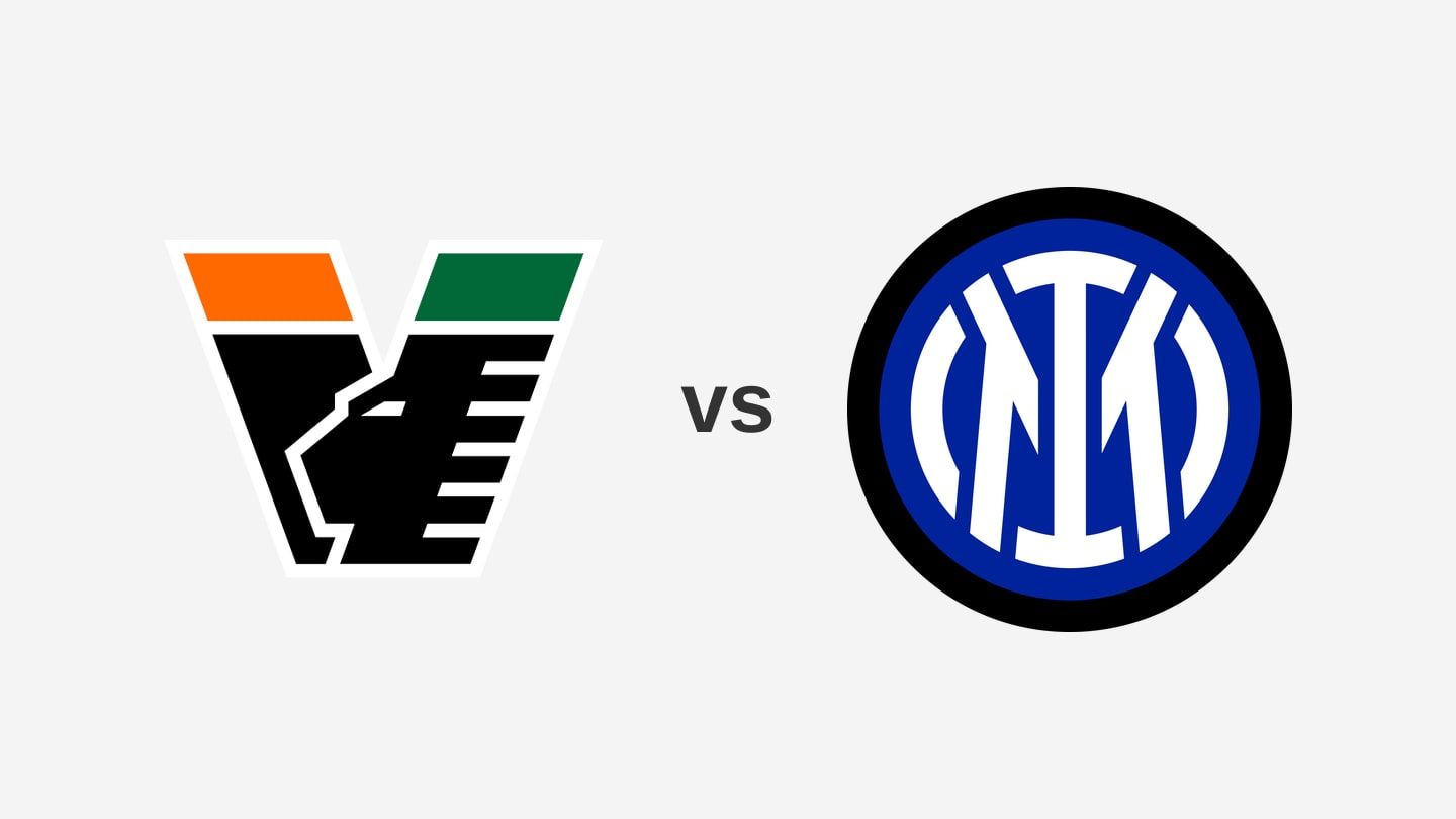 The Venezia and Inter team logos side by side